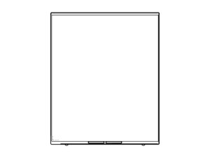 Płyta ceramiczna z ramką do kuchenki Electrolux / AEG 496 x 600 mm 3428371425