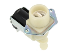 Elektrozawór dopływowy do zmywarki Candy / Haier / Hoover 1-drożny 180° 49115748