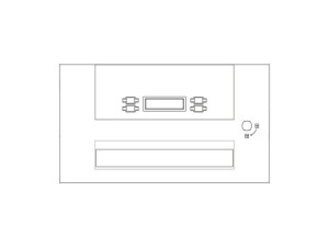 Uchwyt drzwi do zamrażarki skrzyniowej Electrolux / AEG 2670029012