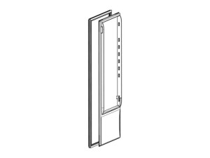 Drzwi chłodziarki do lodówki Electrolux / AEG inox 591 x 1183 mm 2801736410