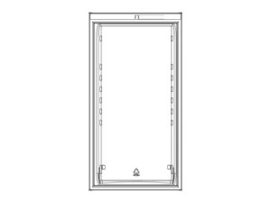 Drzwi chłodziarki do lodówki Electrolux / AEG białe 538 x 1032 mm 2256555018