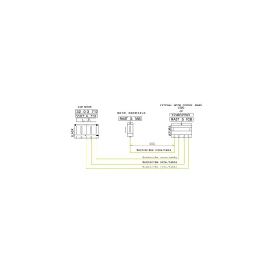 Wiązka elektroniczna przeciążenia silnika do pralki Electrolux / AEG EL/8080114013