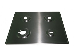Płyta pod palniki do kuchenki gazowej Amica INOX szczotkowany PGS_EGH_3Zp