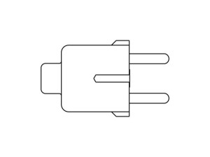 Przewód zasilający do piekarnika, płyty grzewczej i kuchenki Electrolux / AEG H05V2V2-F 3x1,5 mm 3570818025