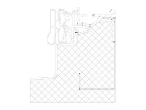 Drzwi chłodziarki Electrolux / AEG białe z izolacją 421 x 1022 mm 140064972015