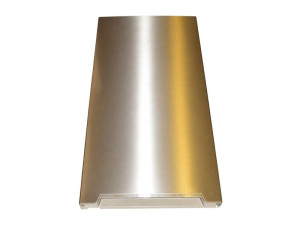 Drzwi chłodziarki do chłodziarko-zamrażarki Amica INOX ze zintegrowanym uchwytem