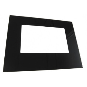 Szyba zewnętrzna drzwi piekarnika Ariston / Indesit / Hotpoint / Whirlpool czarna 57,5 x 43,5 cm C00052542 482000026799