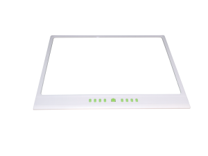 Półka szklana z białą ramką do lodówki Amica 440 x 400 mm 1038189