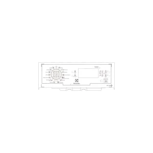 Panel uchwytu drukowanego do pralki Electrolux / AEG biały 1929614939