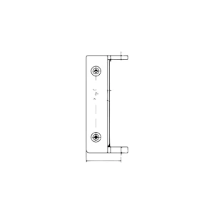 Zawias drzwiczek parownika do urządzeń chłodniczych Electrolux / AEG 2061016008