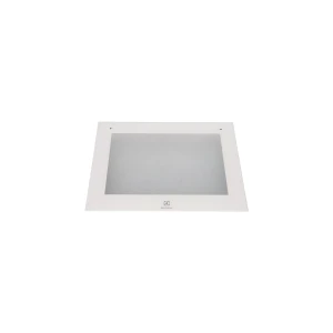 Szyba zewnętrzna drzwi piekarnika Electrolux / AEG biała 595,5 x 467 mm