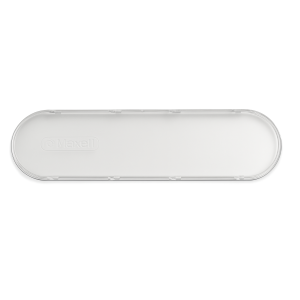 Szybka owalna klosza żarówki do okapu Amica 28 cm 1006924 1039149
