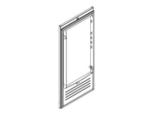 Drzwi lodówki białe Electrolux / AEG 538 x 1144 mm 140218061012