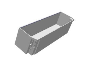 Półka na butelki do lodówki Electrolux / AEG neutralna 7902 429 x 100 mm