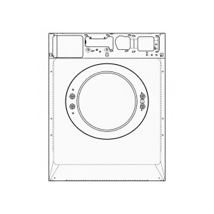 Obudowa do pralki Electrolux / AEG 1925192104