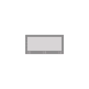 Szyba wewnętrzna drzwi piekarnika Electrolux / AEG 524 x 263 mm 5550322019