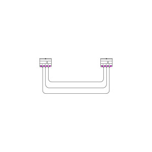 Wiązka przewodów do pralki Electrolux / AEG 570 mm 1325229027