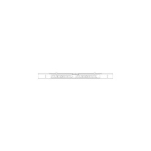 Panel obsługi do chłodziarki i zamrażarki Electrolux / AEG surowy 656 x 55 mm