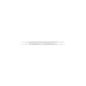 Panel obsługi do chłodziarki i zamrażarki Electrolux / AEG surowy 656 x 55 mm