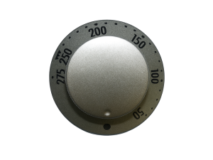 Pokrętło temperatury do piekarnika Gorenje / Hisense srebrne 243800