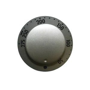 Pokrętło temperatury do piekarnika Gorenje / Hisense srebrne 243800