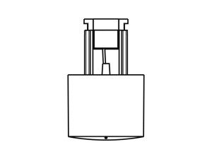Pokrętło termostatu do piekarnika Electrolux / AEG białe