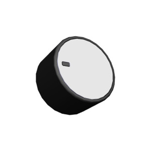 Pokrętło sterujące do płyty gazowej Electrolux / AEG czarne
