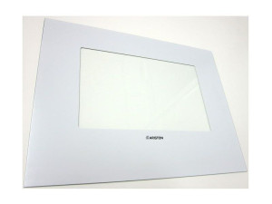 Szyba zewnętrzna biała drzwi piekarnika Ariston / Indesit / Hotpoint / Whirlpool C00052558 482000026802