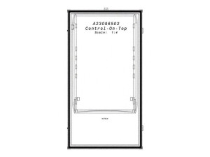 Drzwi chłodziarki Electrolux / AEG białe 531,2 x 997 mm