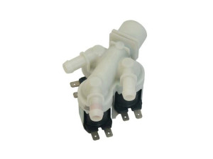 Elektrozawór wody 3-drożny 180° do pralki Whirlpool / Indesit / Ariston / Hotpoint 481928128236 C00481807