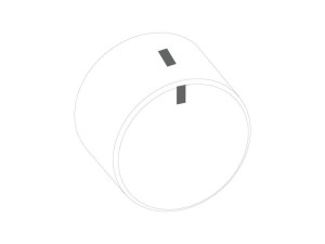 Pokrętło programatora do zmywarki Electrolux / AEG inox 1561310119
