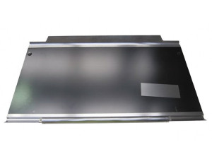 Czarna nakrywa kuchni do płyty Indesit / Whirlpool C00270695 482000052606