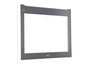 Zestaw szyby drzwi piekarnika Electrolux / AEG inox 594 x 470 mm