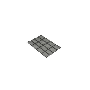 Górny filtr powietrza tylnego panelu do klimatyzatora i oczyszczacza Electrolux / AEG (PTB U)12x13 391*242