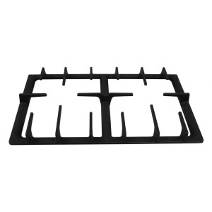 Ruszt do płyty gazowej Ariston / Indesit / Hotpoint / Whirlpool czarny 2-palnikowy C00085446