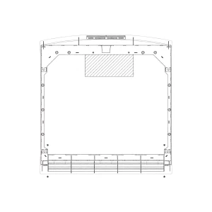 Blat roboczy neutralny do zamrażarki Electrolux / AEG 7801 600.4x634.5mm