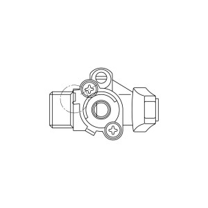Zawór palnika gazowego do kuchenki Electrolux / AEG 3577174331
