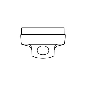 Pokrętło funkcji do piekarnika Electrolux / AEG białe