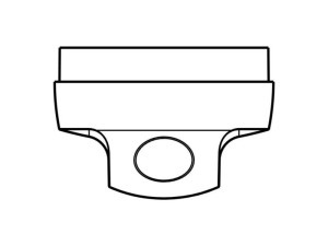 Pokrętło funkcji do piekarnika Electrolux / AEG białe