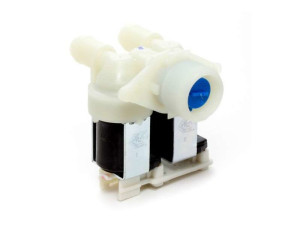 Elektrozawór wody do pralki Whirlpool / Indesit / Ariston / Hotpoint 2-drożny 90 st. na kostkę C00311009 480111100199