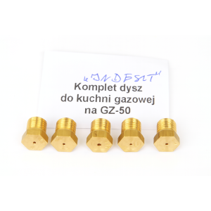 Komplet dysz na gaz ziemny do kuchenki i płyty gazowej Indesit X203