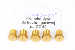 Komplet dysz na gaz ziemny do kuchenki i płyty gazowej Indesit X203