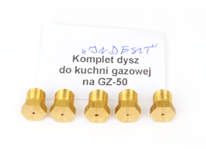 Komplet dysz na gaz ziemny do kuchenki i płyty gazowej Indesit X203