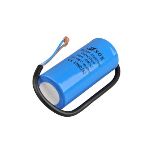 Kondensator rozruchowy do urządzeń AGD Domax 160 µF 320 V z przewodami 27013