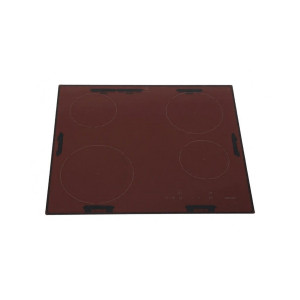 Szkło płyty kuchennej Electrolux / AEG czarne 590 x 520 mm