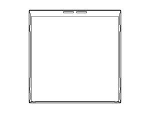 Płyta z ramką do kuchenki Electrolux / AEG biała 596 x 600 mm 3428384089