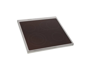 Szklana płyta ceramiczna z ramką do płyty grzejnej Electrolux / AEG 60 cm stal nierdzewna