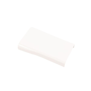 Zaślepka zawiasu do lodówki Ariston / Indesit / Hotpoint / Whirlpool 102 x 52/60 mm biała C00075170 482000027321 C00506347 488000506347