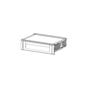 Szuflada kompletna do lodówki i zamrażarki Electrolux / AEG neutralna LTC 466 x 118 mm