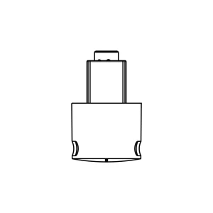 Pokrętło do podwójnego regulatora energii Electrolux / AEG inox 9-0